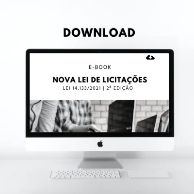 E-Book Nova Lei de Licitações | 2ª Edição - No dia 1º de abril de 2021, foi publicada a Lei 14.133/2021, conhecida como a Nova Lei de Licitações, com 26 vetos do Presidente da República.
Na 2ª Edição do nosso E-BOOK, analisamos todos os vetos e elaboramos o fluxograma do procedimento padrão das licitações, que segue o rito do pregão.
Também acrescentamos algumas novidades, como as minutas de modelo-padrão de diversos procedimentos.
Para baixar, acesse aqui.