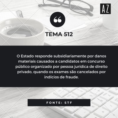 Responsabilidade do Estado por fraude em concurso público - Nossa atuação está pautada na solução dos problemas apresentados a partir de um atendimento personalizado e do conhecimento especializado da equipe, assim como na experiência pública e privada que envolvem as várias áreas do Direito Administrativo.